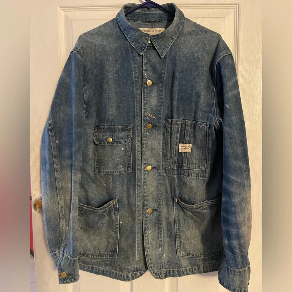 RRL Ralph Lauren engineer coat men’s size large - Picture 2 of 13